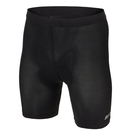 Santini Men's Adamo Gel Undershorts, Black image 1
