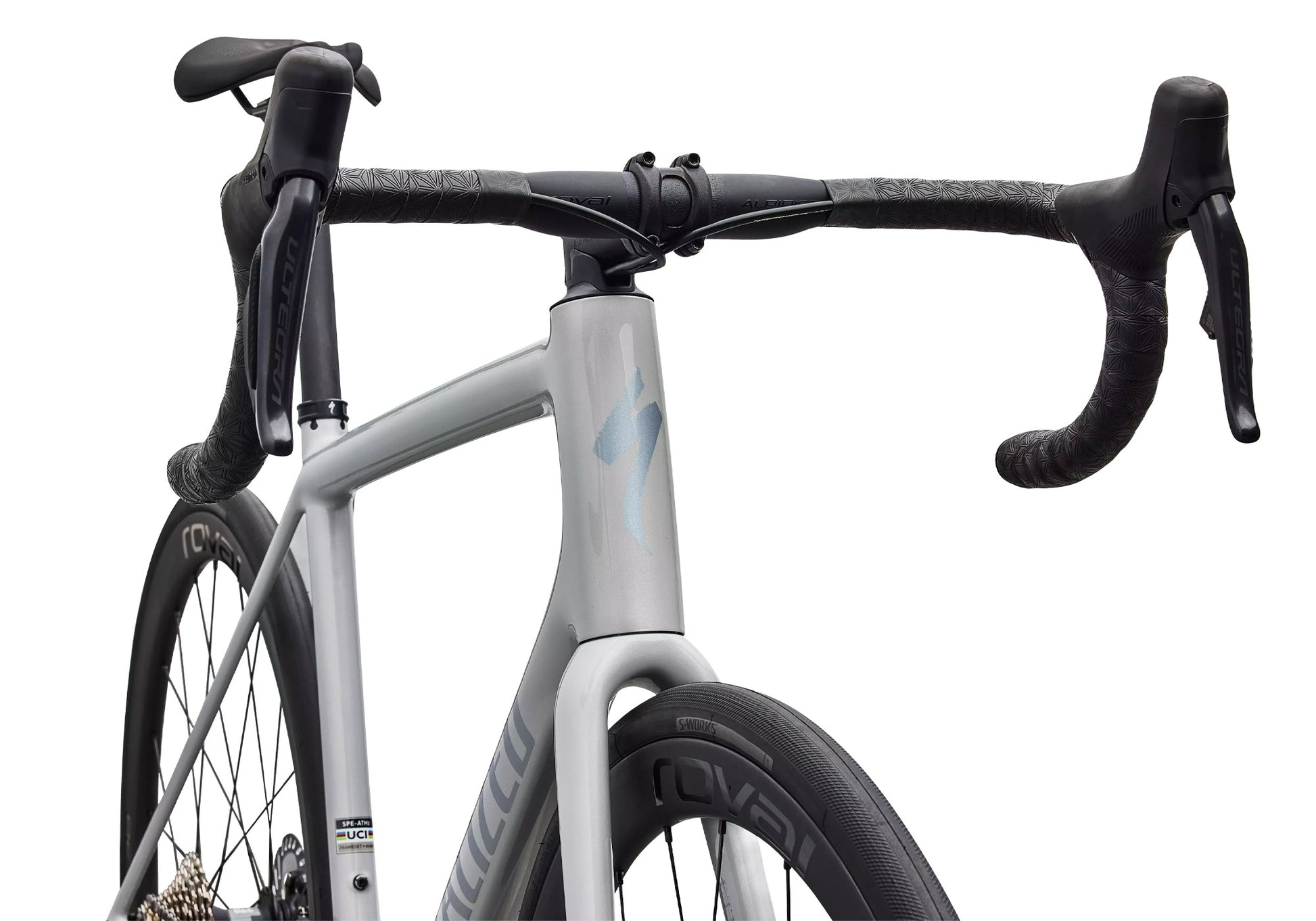 2026 Specialized Aethos 2 Expert Ultegra Di2, Gloss Dolomite Metallic / Blue Pearl Over Shadow image 5