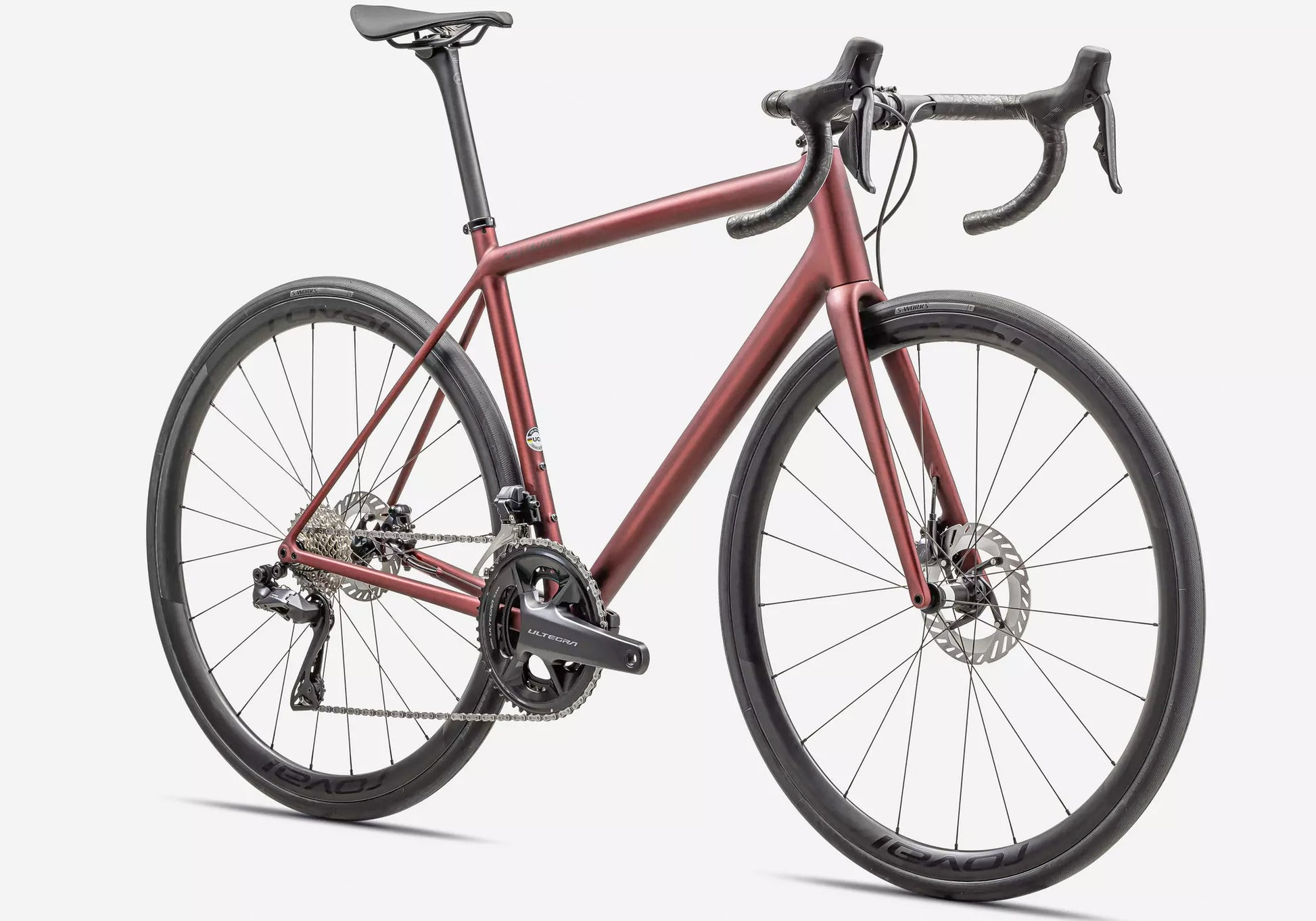 2024 Specialized Aethos Pro Ultegra Di2, Satin Red Sky/Red Onyx