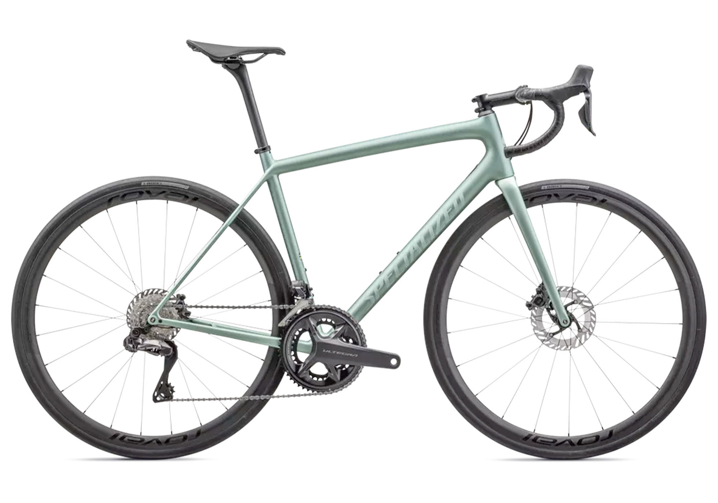 2023 Specialized Aethos Pro, Shimano Ultegra Di2, Unisex Road Bike - Satin Metallic White Sage