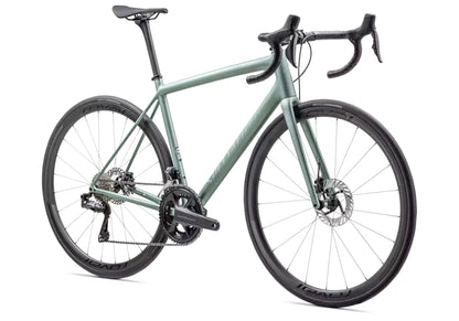 2023 Specialized Aethos Pro, Shimano Ultegra Di2, Unisex Road Bike, Satin Metallic White Sage