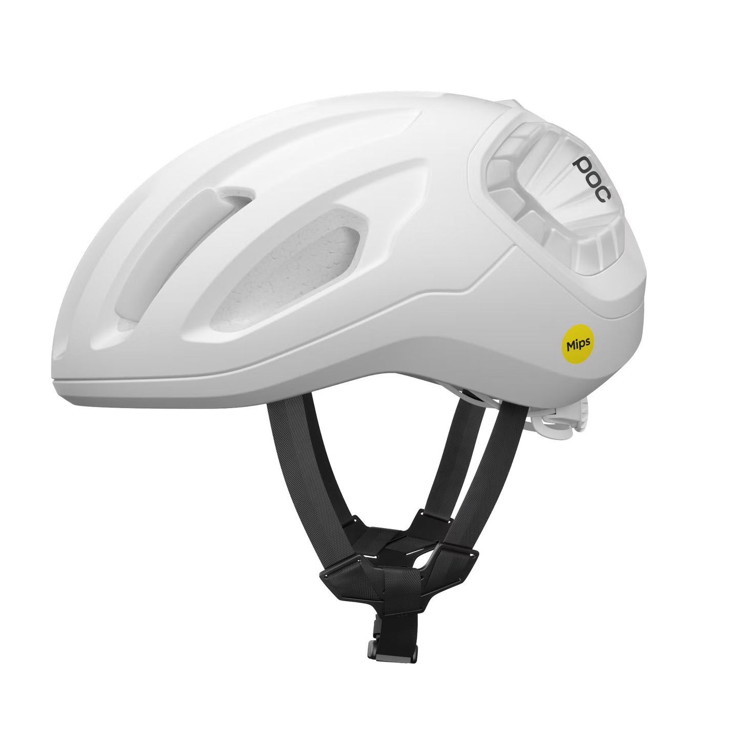 Poc Amidal Unisex Road Cycling Helmet, Hydrogen White Matt image 1