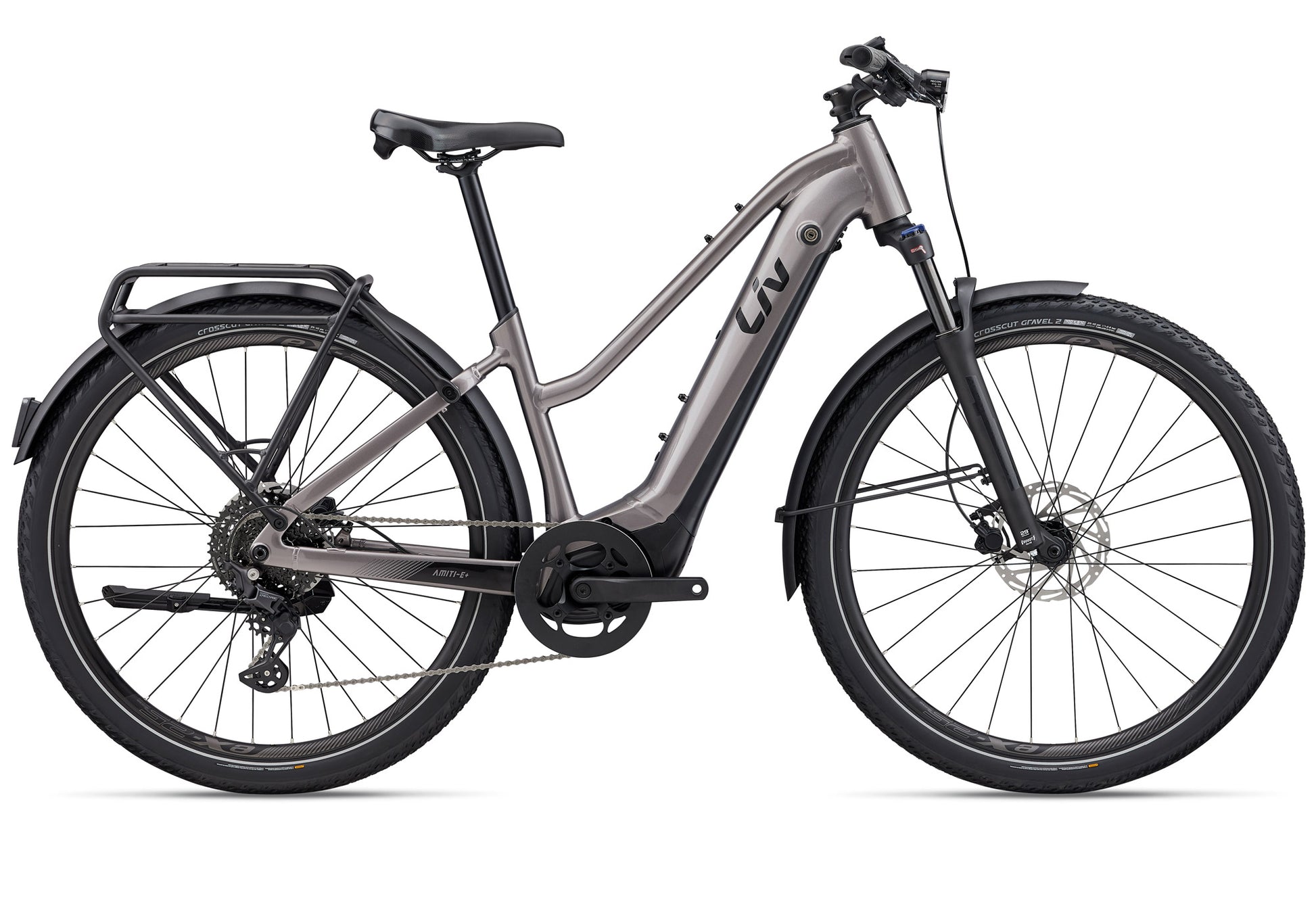 2026 Giant Liv Amiti E+ 3 Women's Electric Urban Bike, Early Espresso