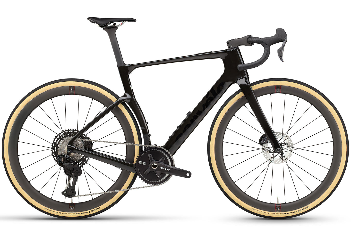 2026 Cervélo Aspero-5 GRX RX825 Di2 1 Unisex Gravel/Adventure Bike, Five Black