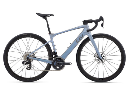 2026 Giant Liv Avail Advanced E+ Elite 0 Women's Electric Road Bike, Moonstone 6680000103,6680000104,6680000105 image 2