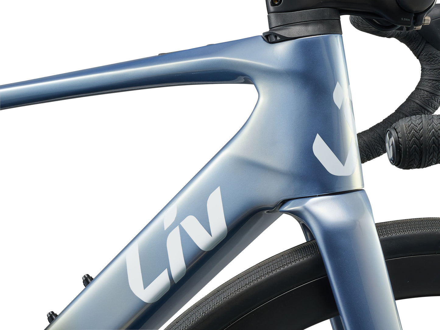 2026 Giant Liv Avail Advanced E+ Elite 1, Women's Electric Road Bike, Dreamy Blue 6680001103,6680001104,6680001105 image 5
