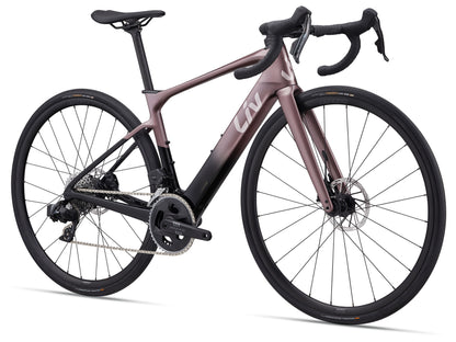 2026 Giant Liv Avail Advanced E+ Elite 2, Women's Electric Road Bike, Iron Rouge/Carbon Smoke 6680002103,6680002104,6680002105 image 1