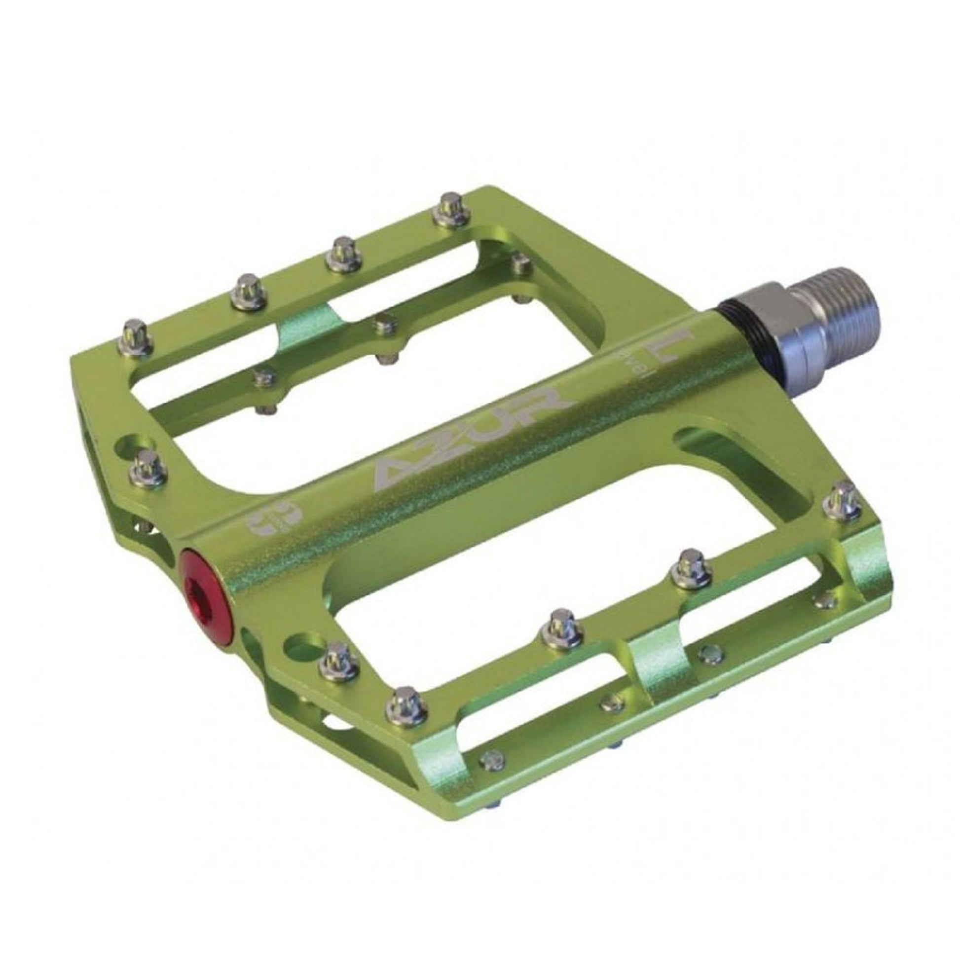 Azur MTB Clutch Pedal, Green (Pair) image 1
