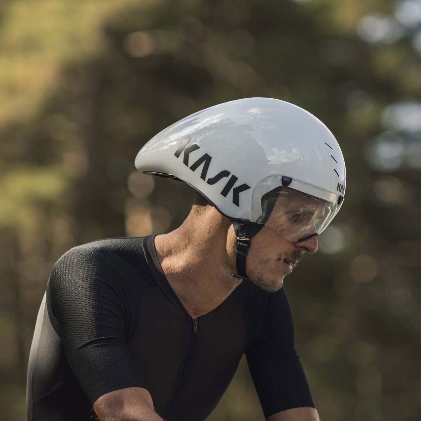 Kask Bambino Pro Evo Unisex Aero Road Cycling Helmet, White image 4