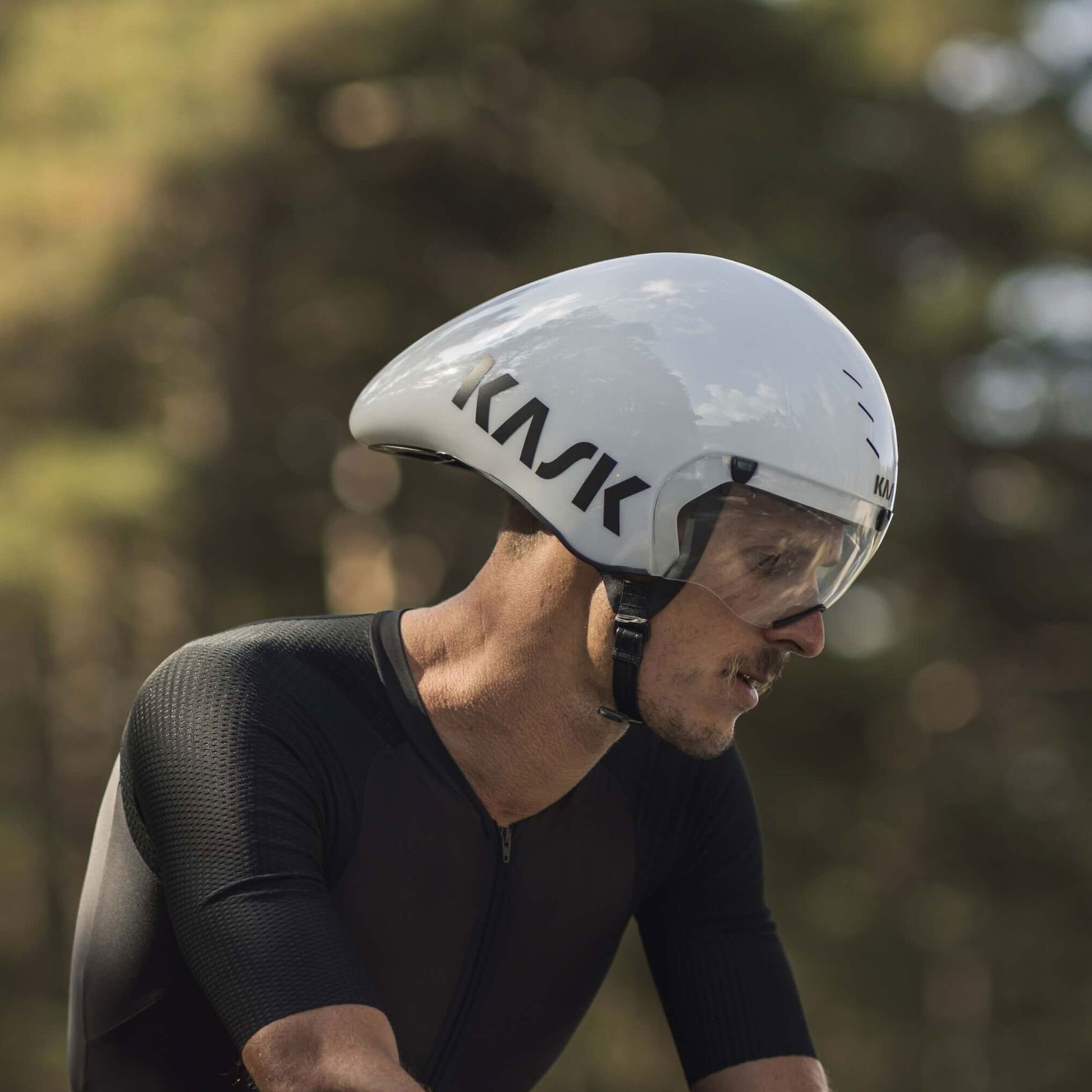 Kask Bambino Pro Evo Unisex Aero Road Cycling Helmet, White image 4