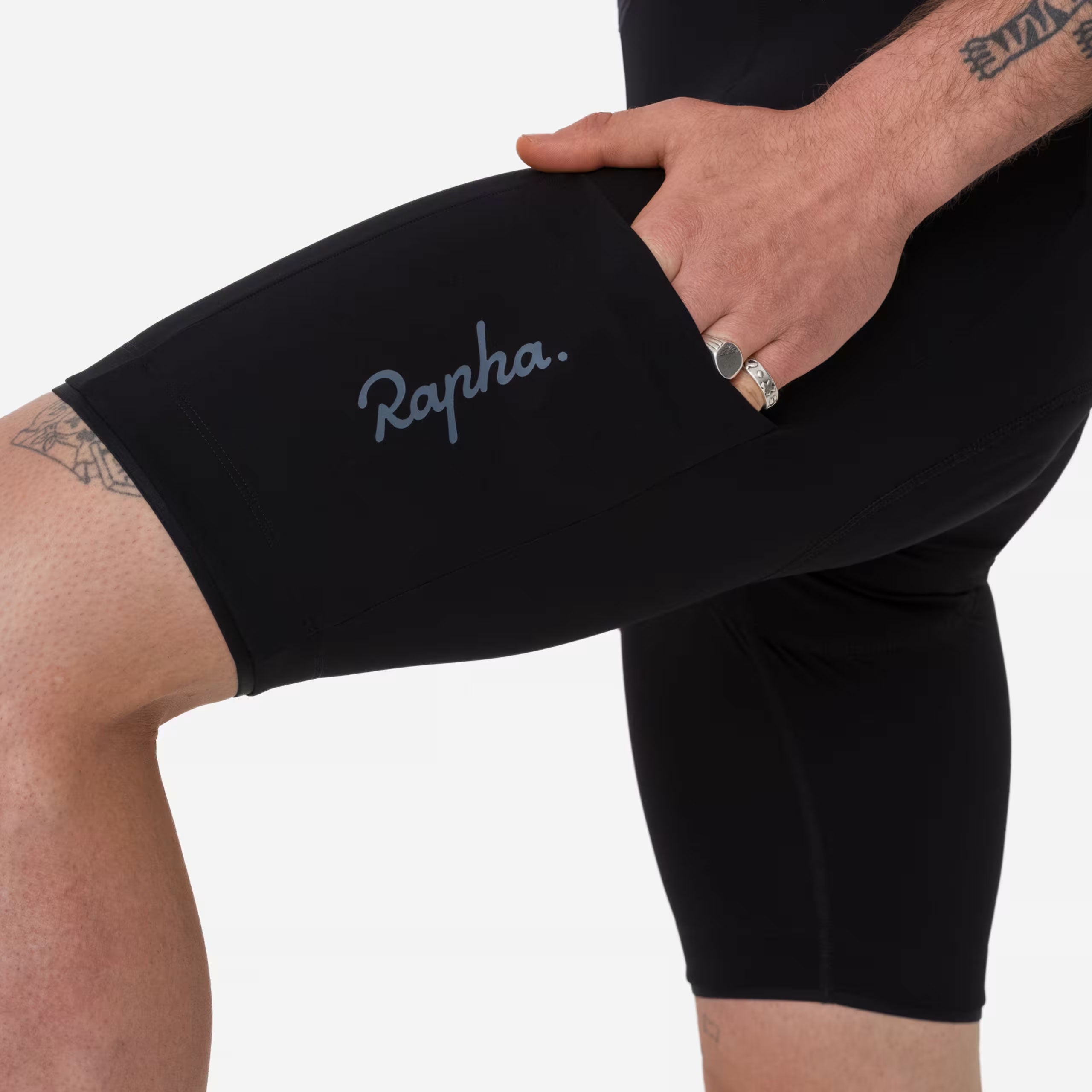 Rapha Men's Brevet Element Cargo Bib Shorts - Black – woolyswheels
