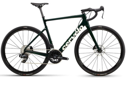 2026 Cervélo Caledonia Rival AXS Unisex Endurance Road Bike, Emerald/Cream 
