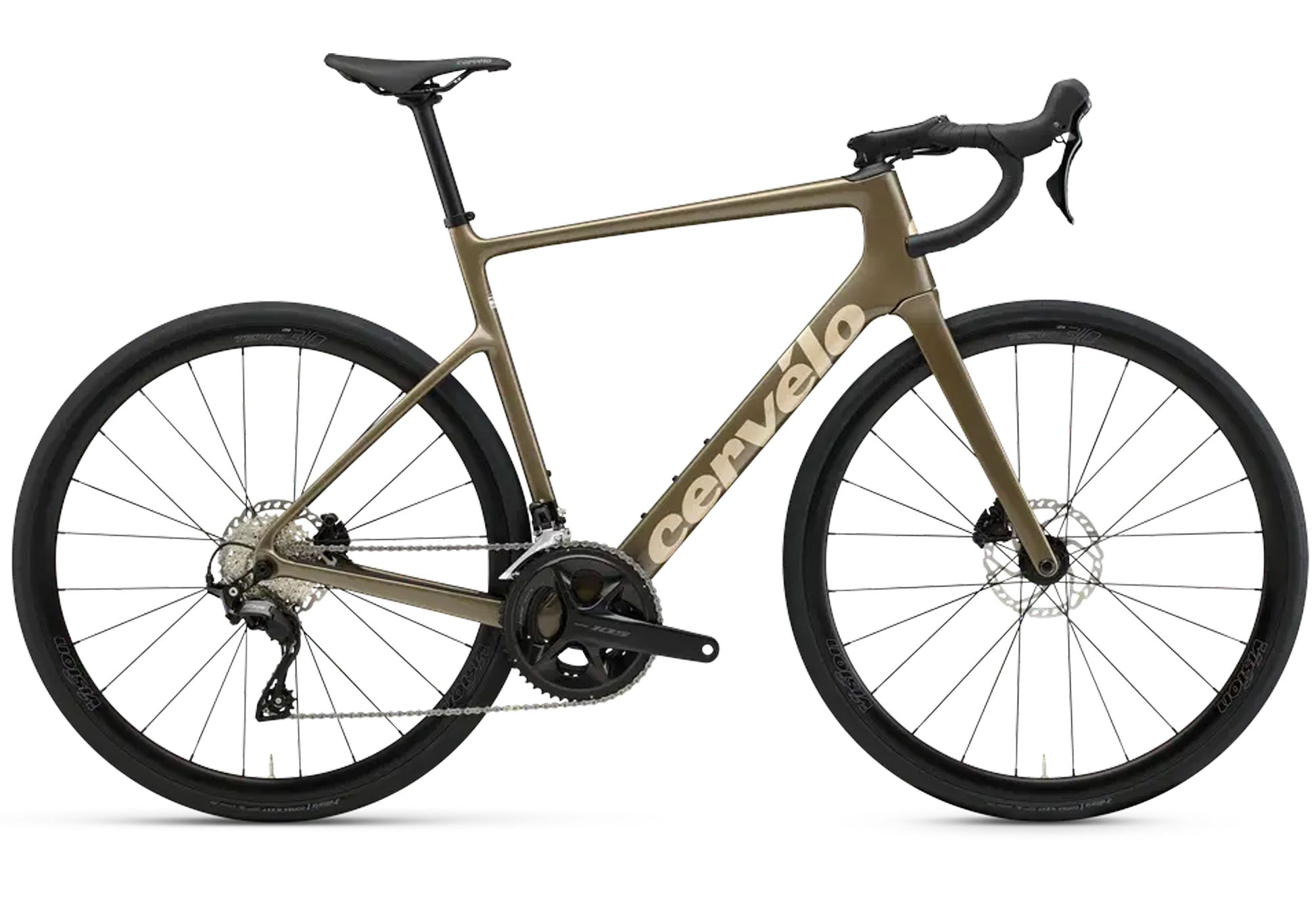 2026 Cervélo Caledonia 105 Unisex Endurance Road Bike, Mocha - FREE Shimano Dura-Ace SPD-SL pedals valued at $399.00!
