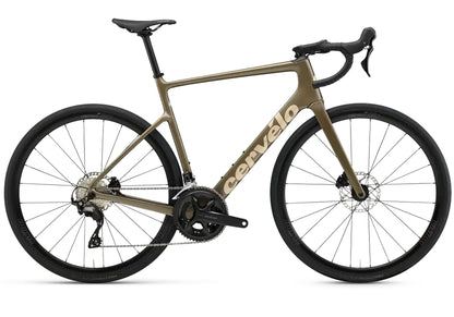 2026 Cervélo Caledonia 105 Unisex Endurance Road Bike, Mocha - FREE Shimano Dura-Ace SPD-SL pedals valued at $399.00!
