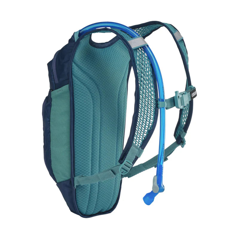 Camelbak Mini M.U.L.E Kid's Hydration Pack 5 Litre with 1.5 Litre Bladder, Deep Sea image 2