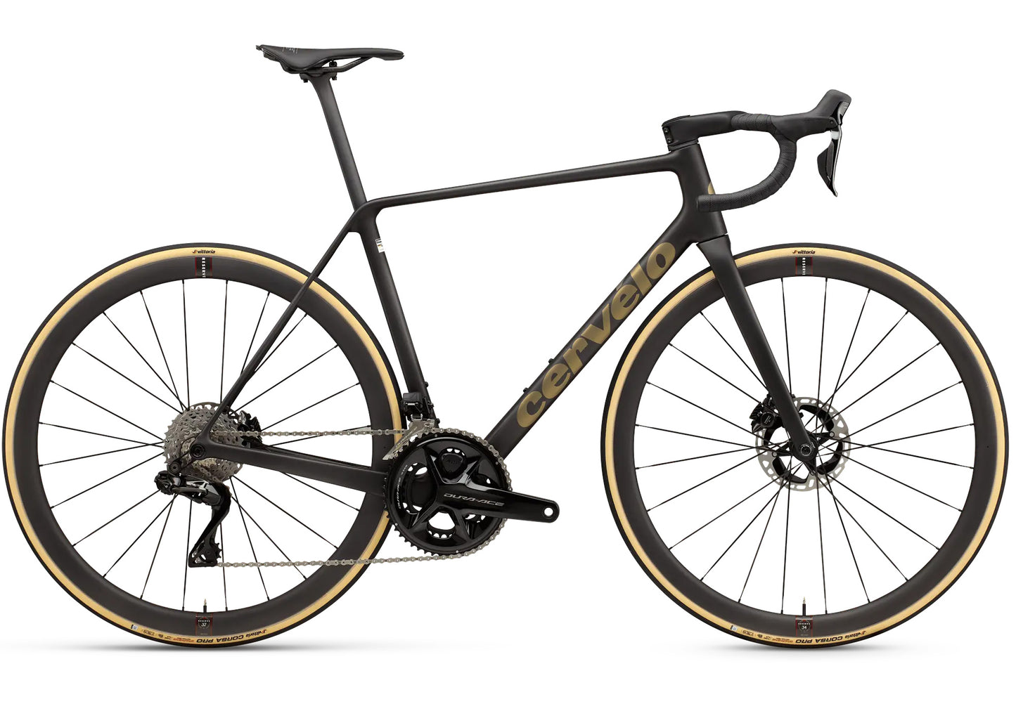 2026 Cervèlo C26 R5 Dura-Ace DI2 Unisex Road Bike, Five Black/Bronze