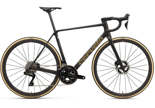2026 Cervèlo C26 R5 Dura-Ace DI2 Unisex Road Bike, Five Black/Bronze