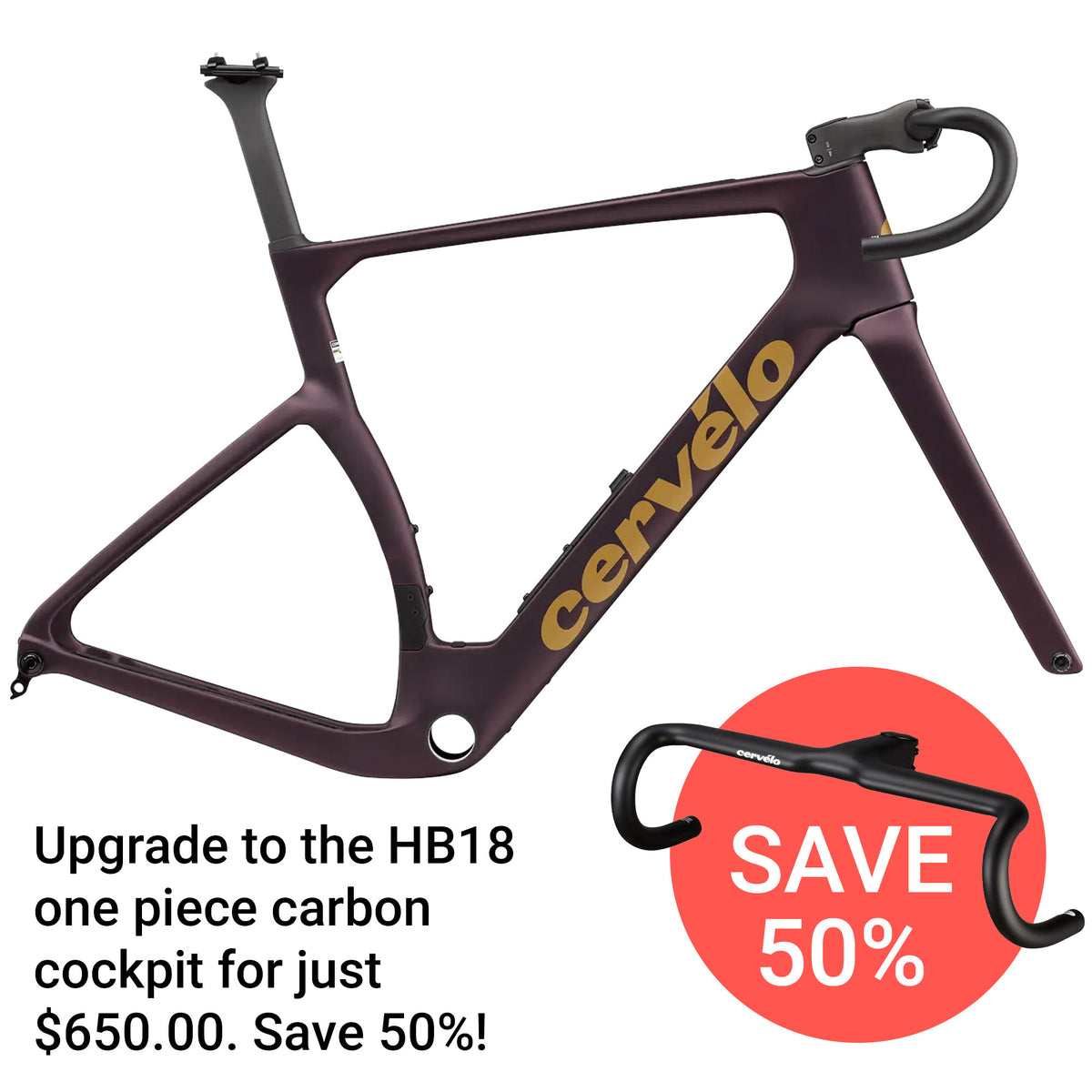 2026 Cervélo Aspero-5 Gravel Bike Frameset, Black Currant LTD Edition  image 2