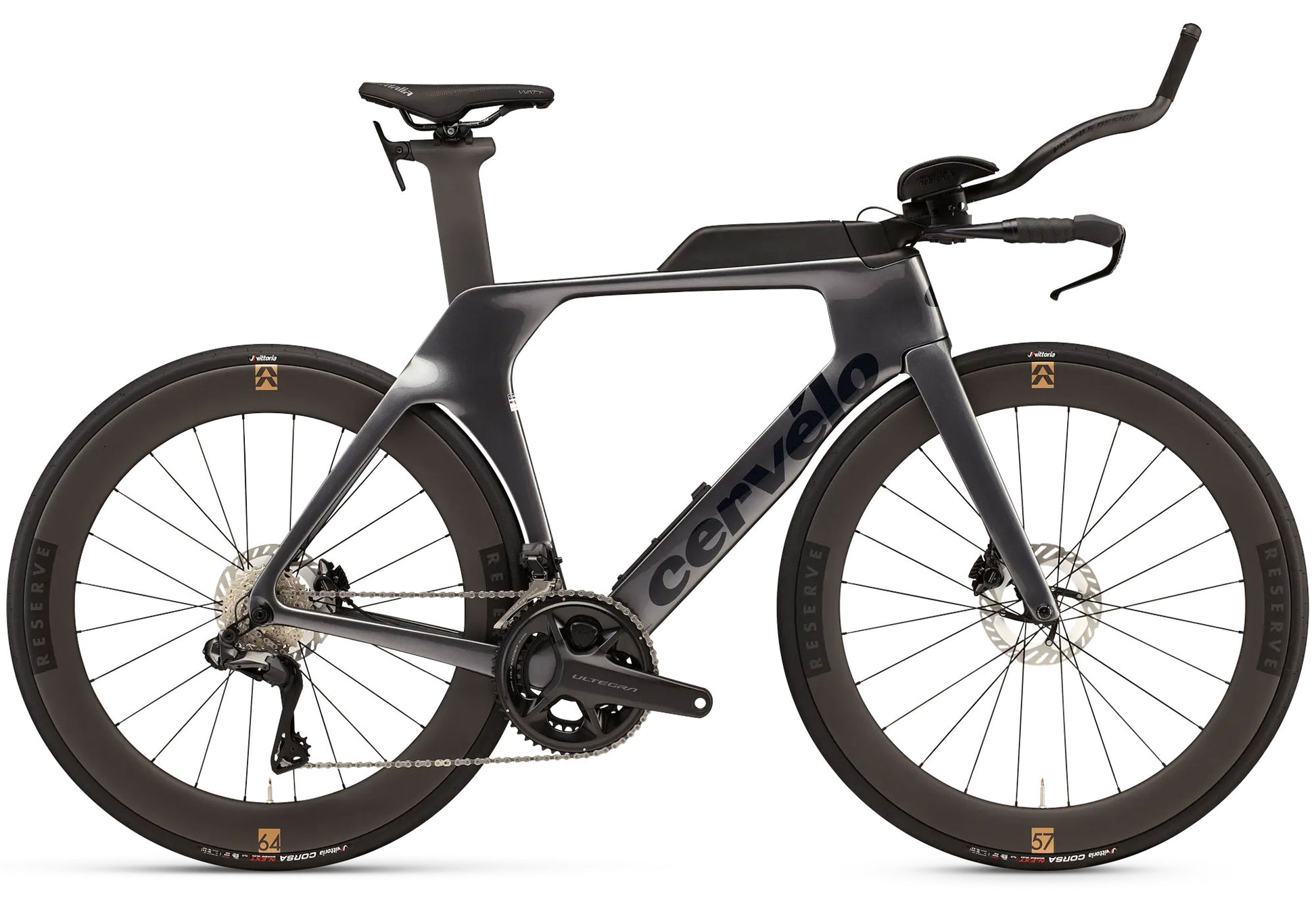 2026 Cervélo P Ultegra Di2 Unisex Time Trial/Triathlon Bike, Basalt