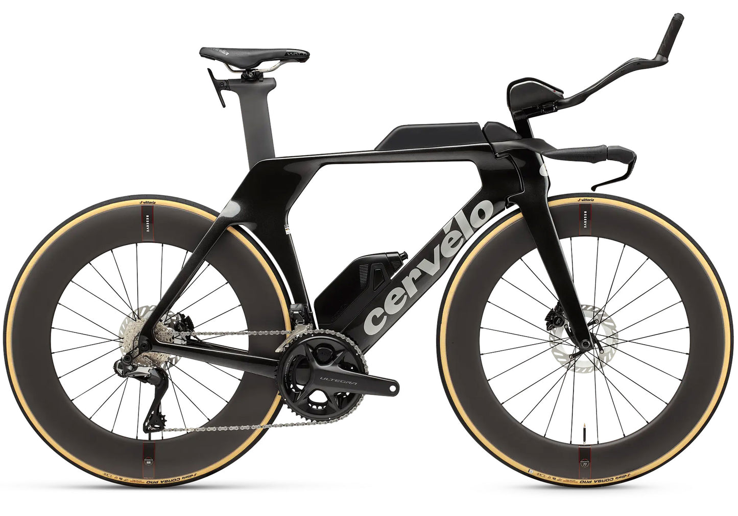 2026 Cervélo P5 Ultegra Di2 Unisex Time Trial/Triathlon Bike, Five Black