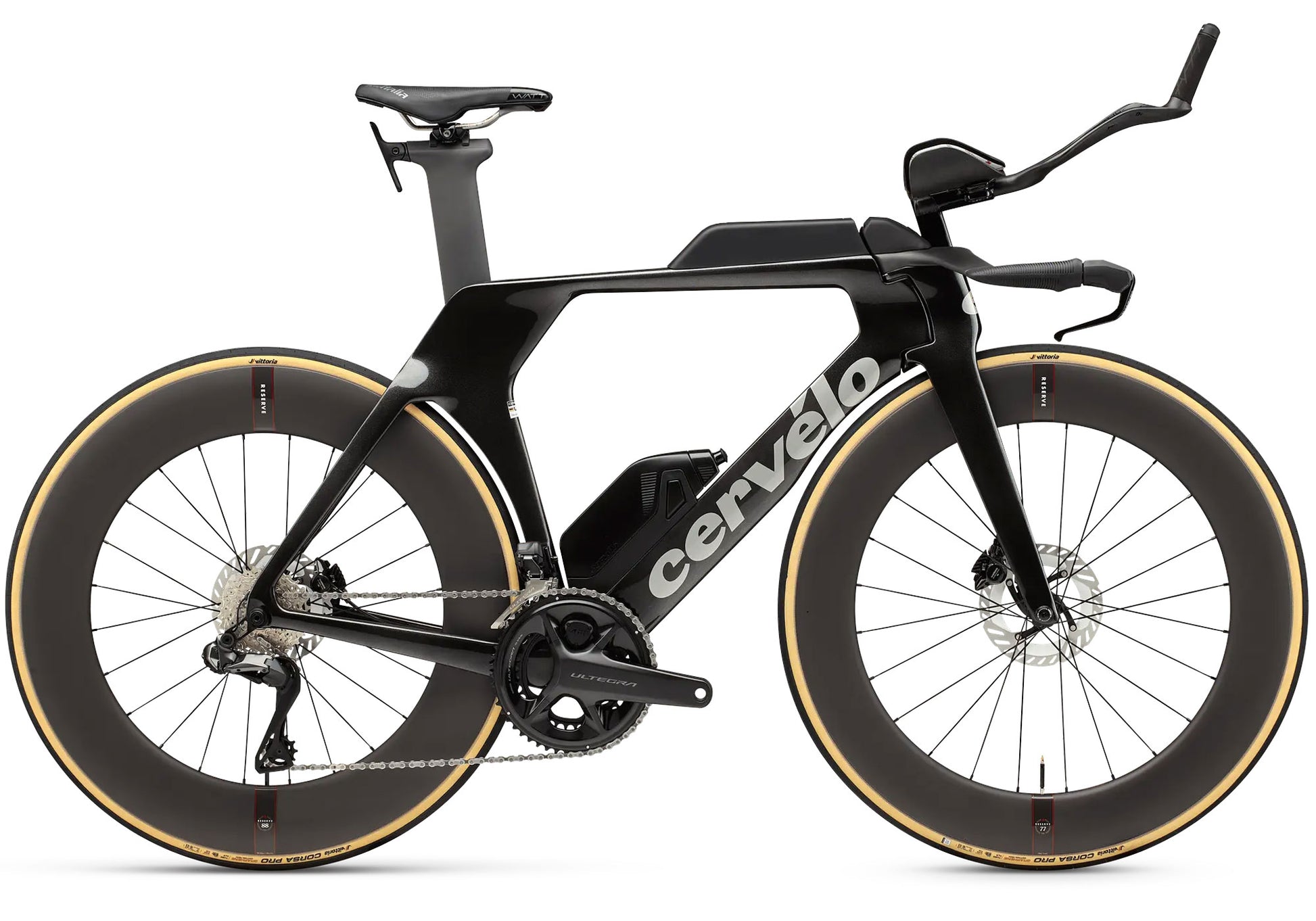 2026 Cervélo P5 Ultegra Di2 Unisex Time Trial/Triathlon Bike, Five Black