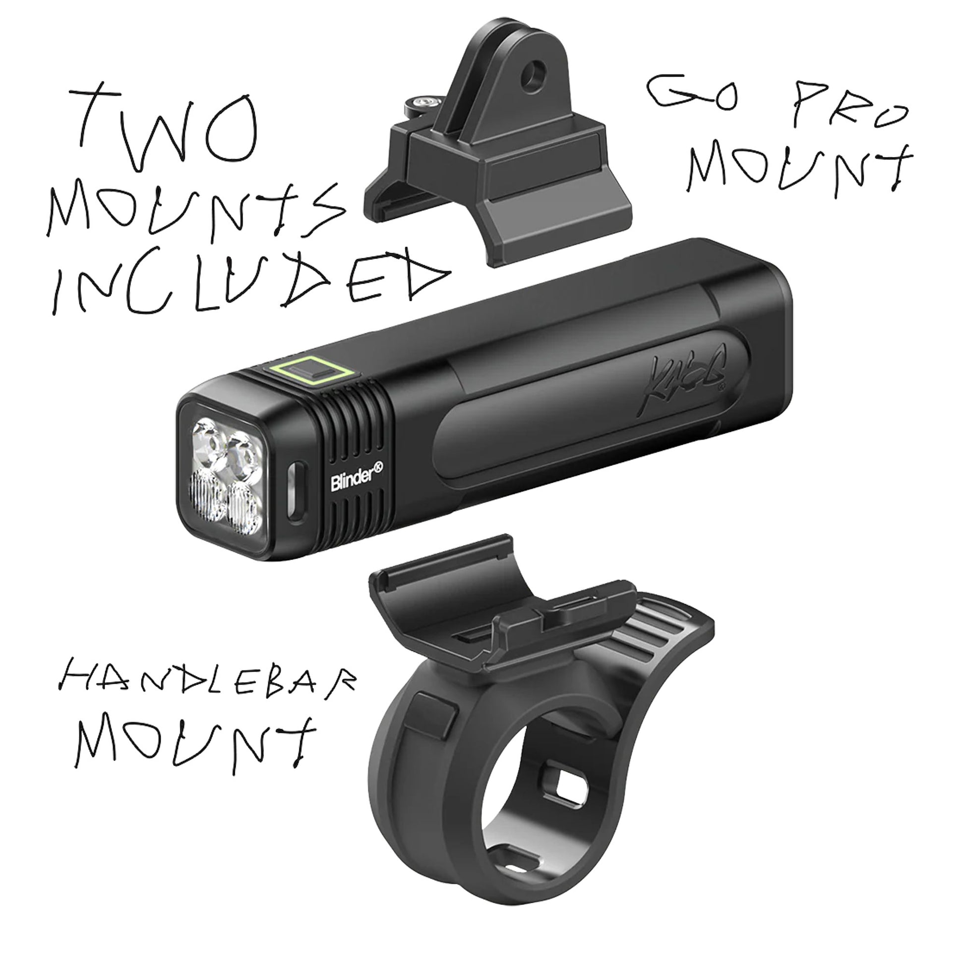 Blinder 1000 & Cobber Reflex Rear Bike Light Set image 2