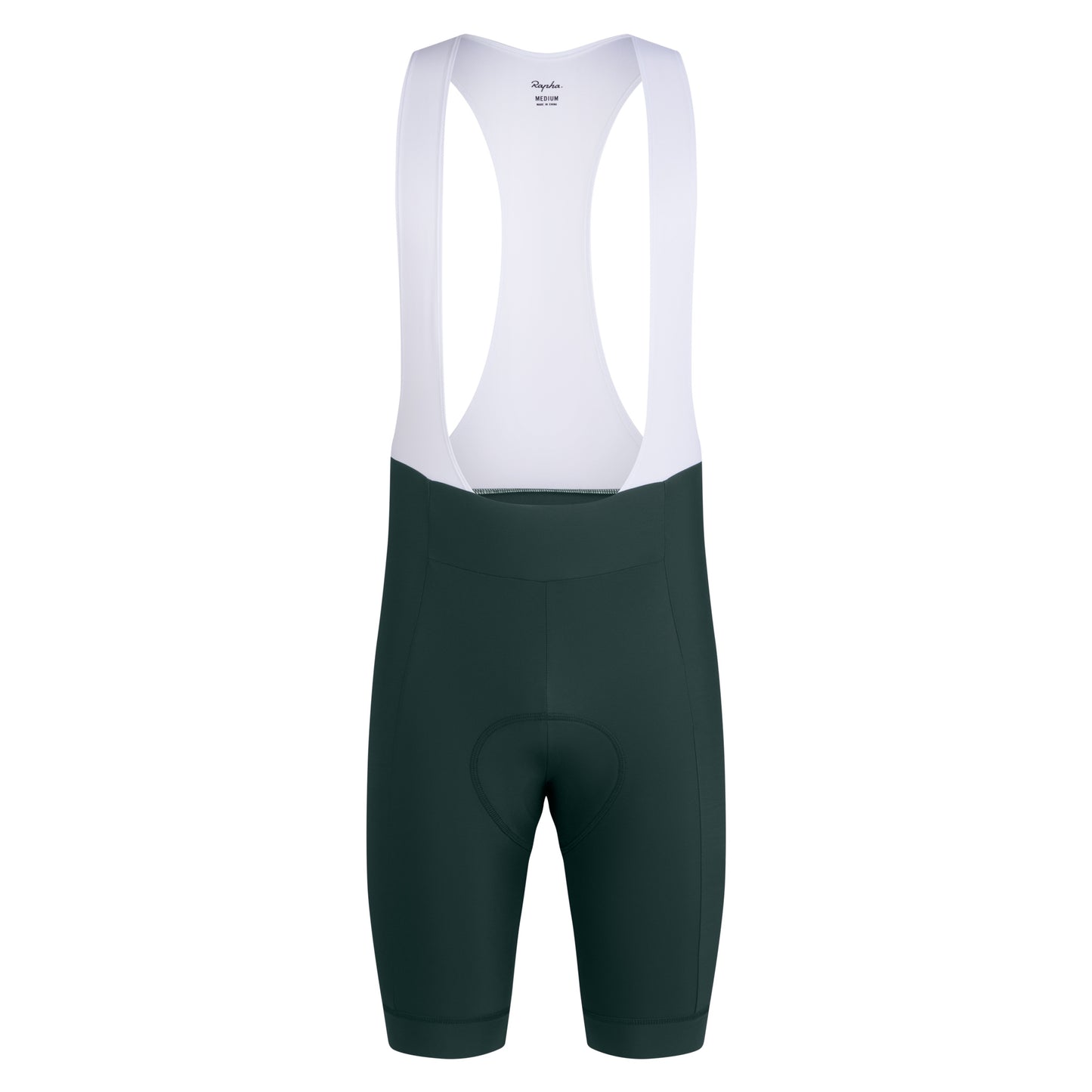 Rapha 2025 Men's Core Bib Shorts - Forest Green/White image 1