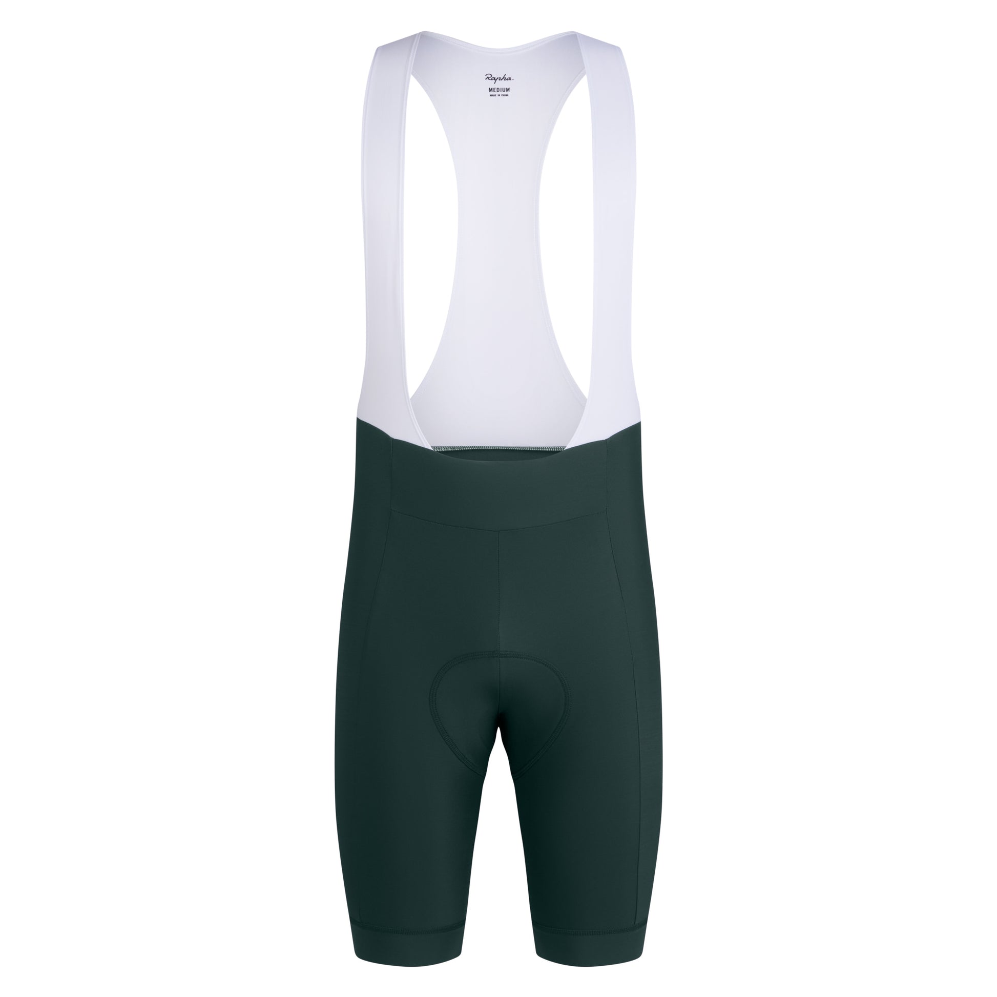 Rapha 2025 Men's Core Bib Shorts - Forest Green/White image 1