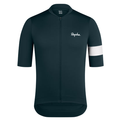 Rapha 2025 Men's Core Jersey - Forest Green / White