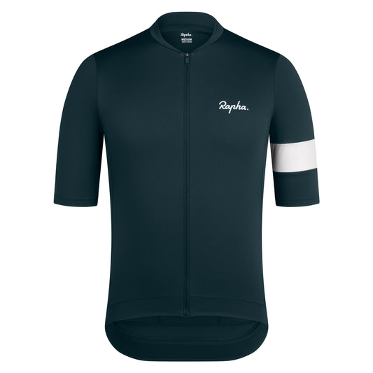 Rapha 2025 Men's Core Jersey - Forest Green / White