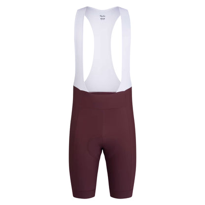 Rapha Men's Core Bib Shorts, Fudge/White Alyssum front