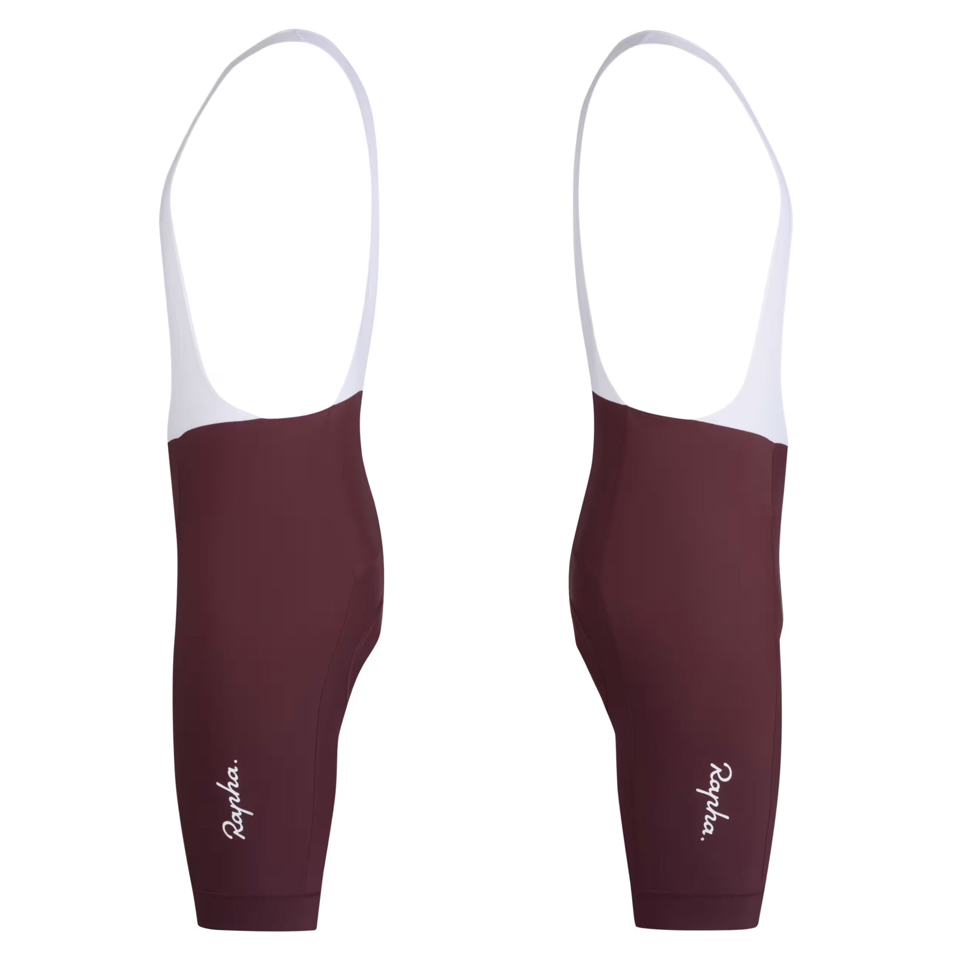 Rapha Men's Core Bib Shorts, Fudge/White Alyssum side