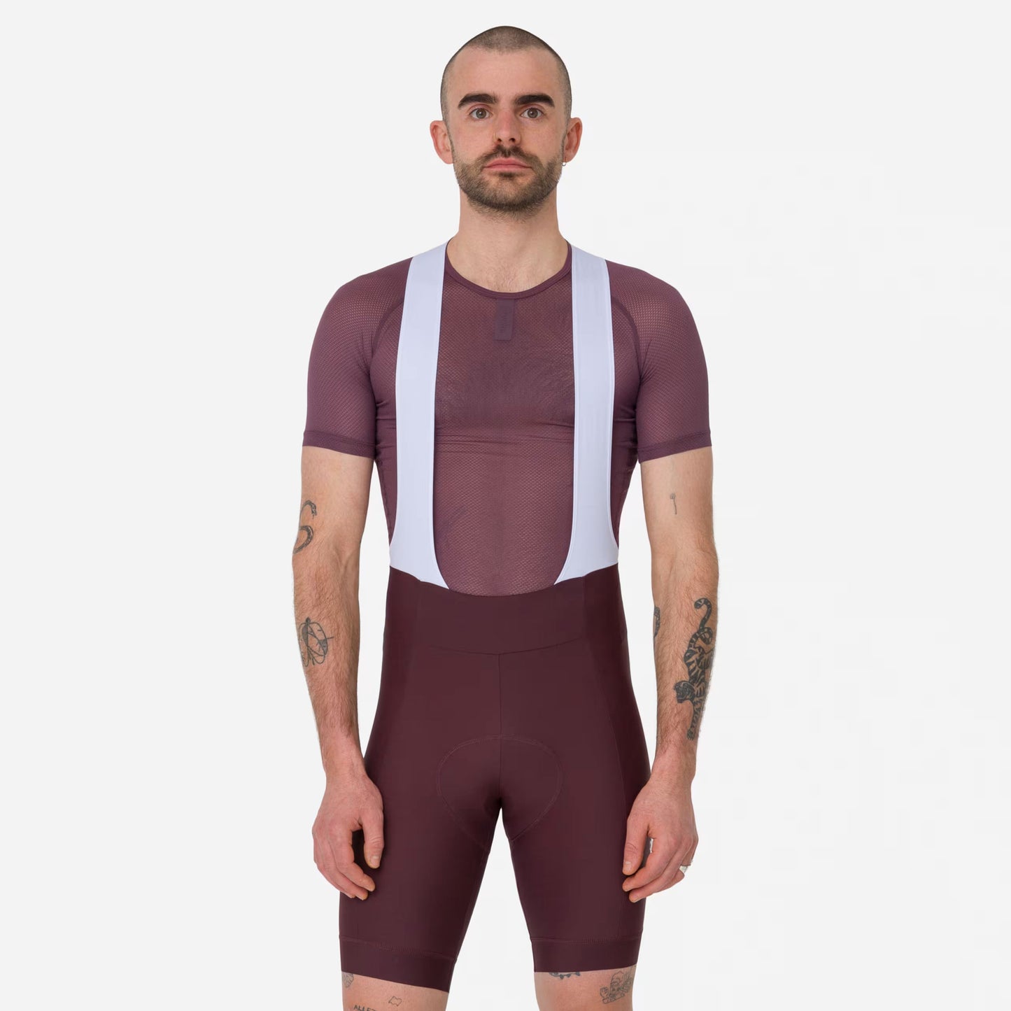 Rapha Men's Core Bib Shorts, Fudge/White Alyssum