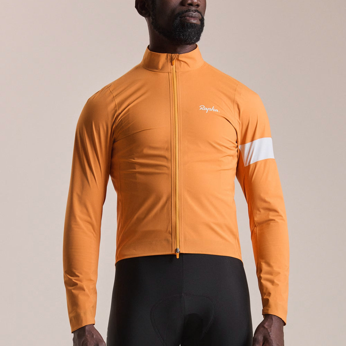 Rapha Men's Core Rain Jacket III Orange/White image 3