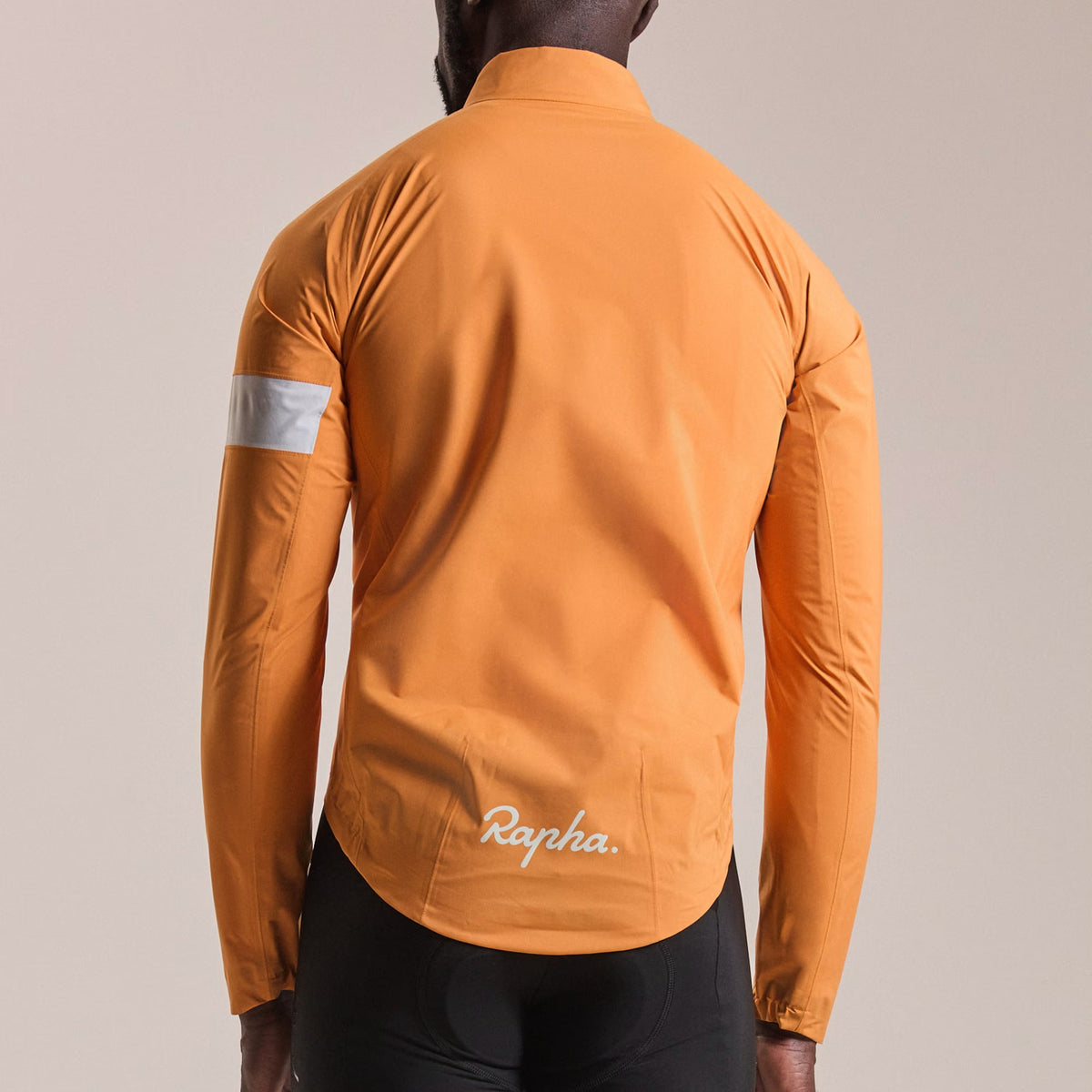 Rapha Men's Core Rain Jacket III Orange/White image 4