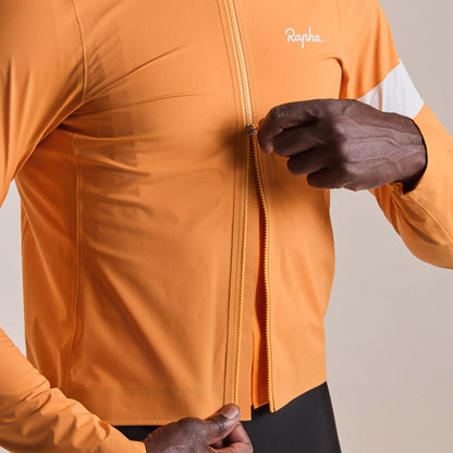 Rapha Men's Core Rain Jacket III Orange/White image 5