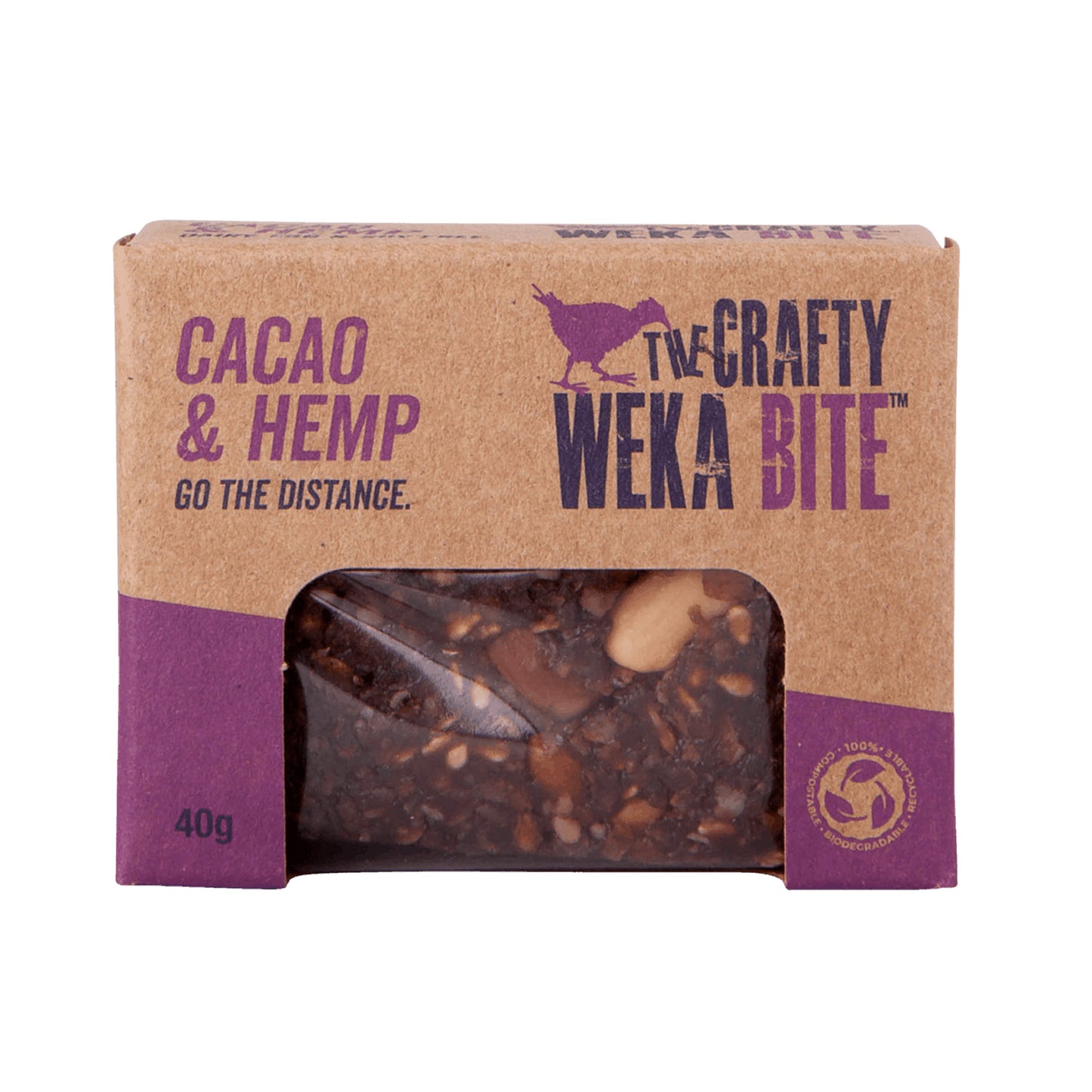 The Crafty Wea Bar - Cacao & Hemp 75 Gram CWBCAHNZ12 image 1