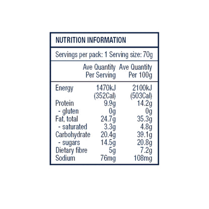 The Crafty Weka Bar - Nutty Caramel 75 Gram CWBGNCNZ12 image 4