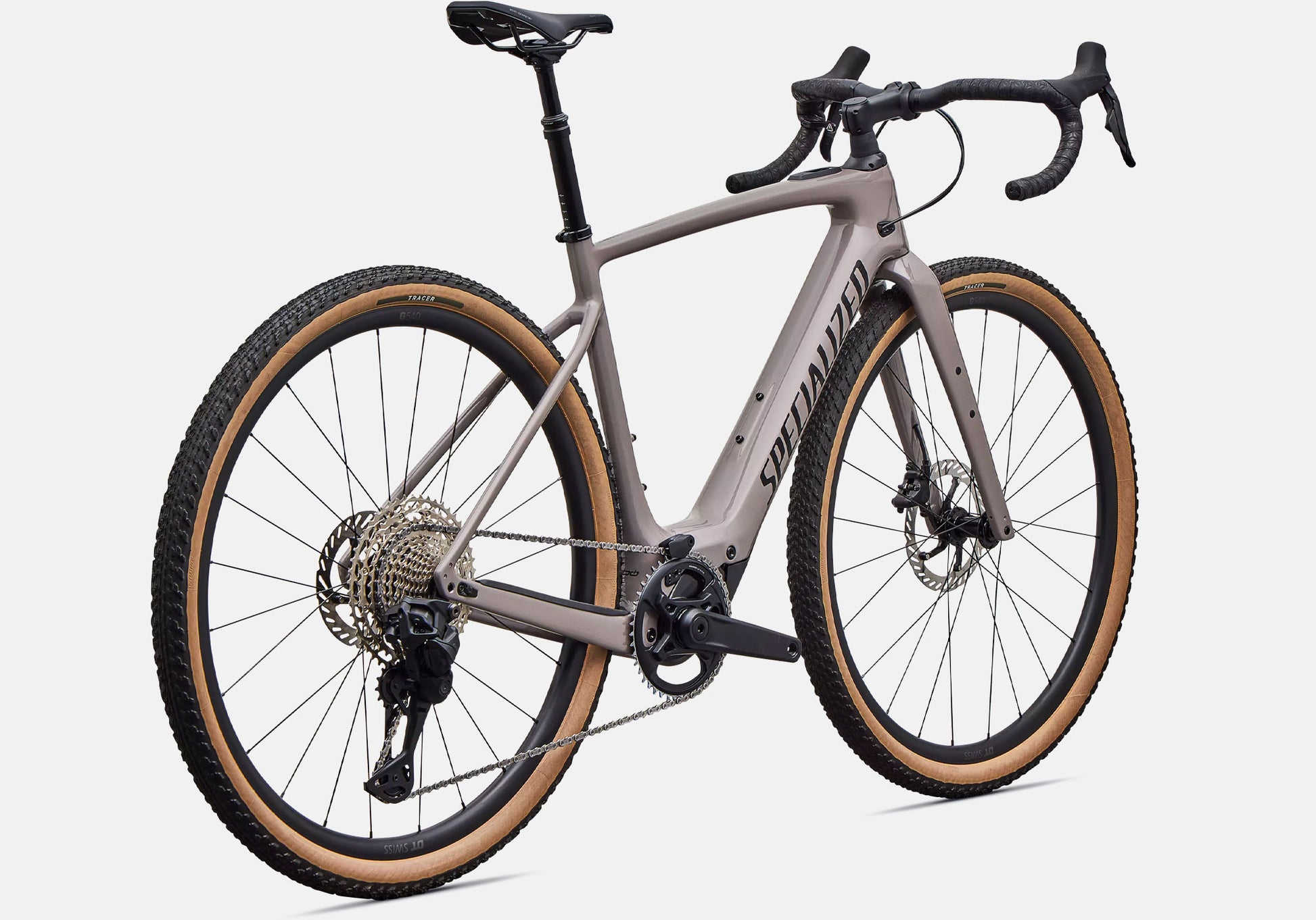 2027 Specialized Turbo Creo 2 Comp Unisex Electric Road Bike, Gloss Desert Metallic image 3