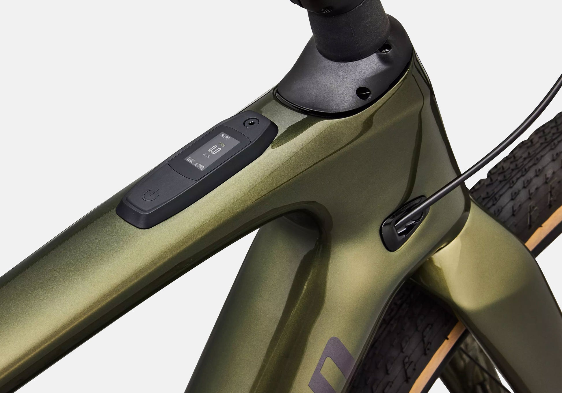 2027 Specialized Turbo Creo 2 Comp Electric Road Bike, Gloss Laurel Green image 7