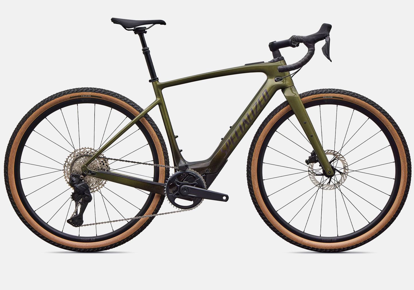 2027 Specialized Turbo Creo 2 Comp Electric Road Bike, Gloss Laurel Green image 2