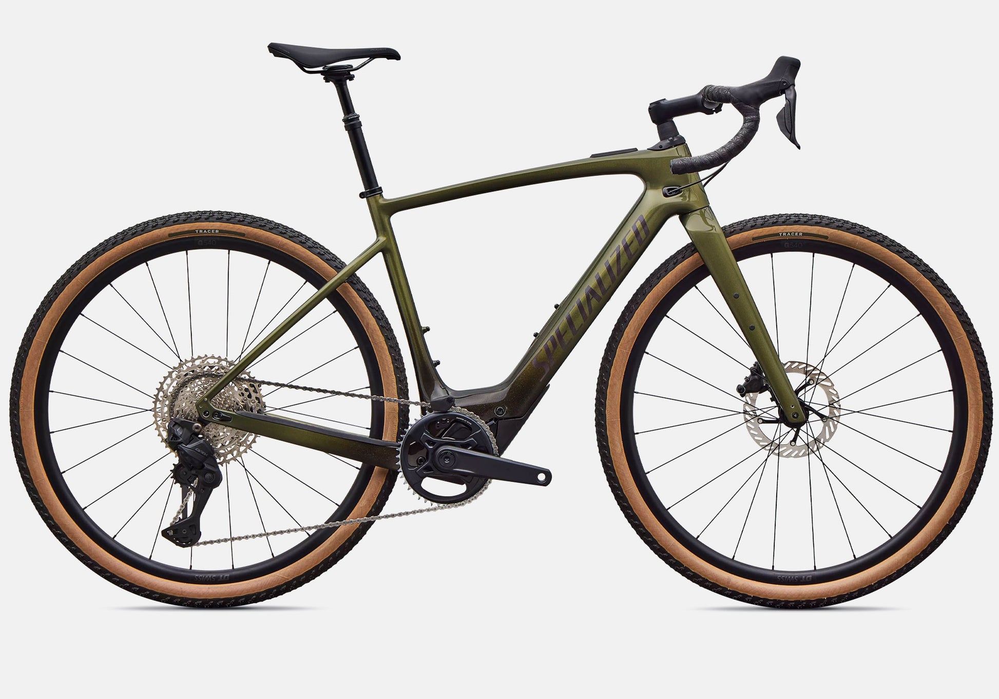 2027 Specialized Turbo Creo 2 Comp Electric Road Bike, Gloss Laurel Green image 2