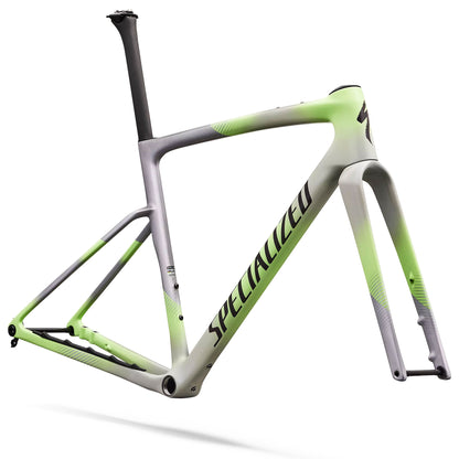 2027 Specialized Crux 5 Frameset, Dolomite Metallic/Powder Lime image 1