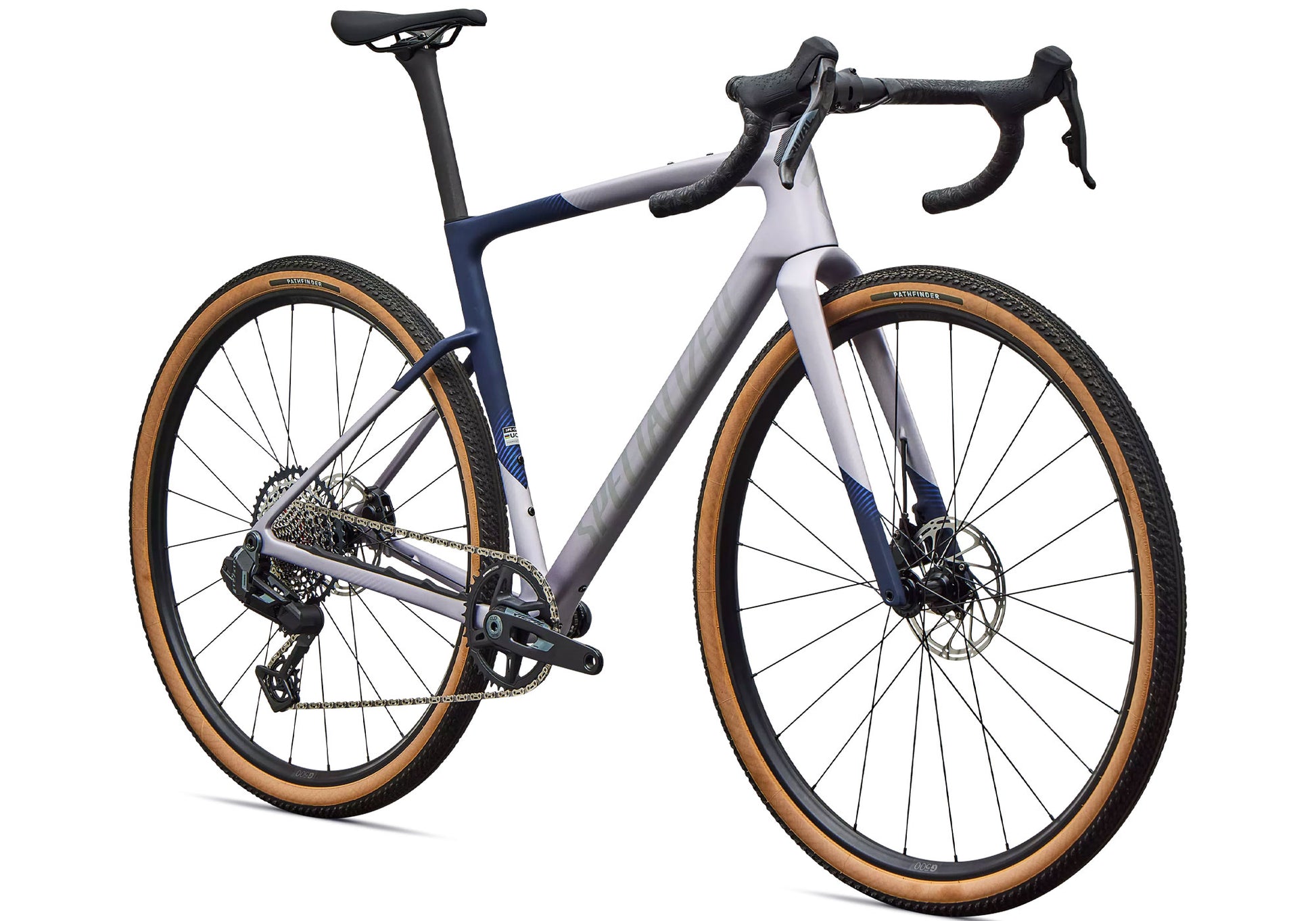 2027 Specialized Crux 5 Comp Unisex Gravel Bike, SRAM Rival XPLR, Amethyst Frost image 1