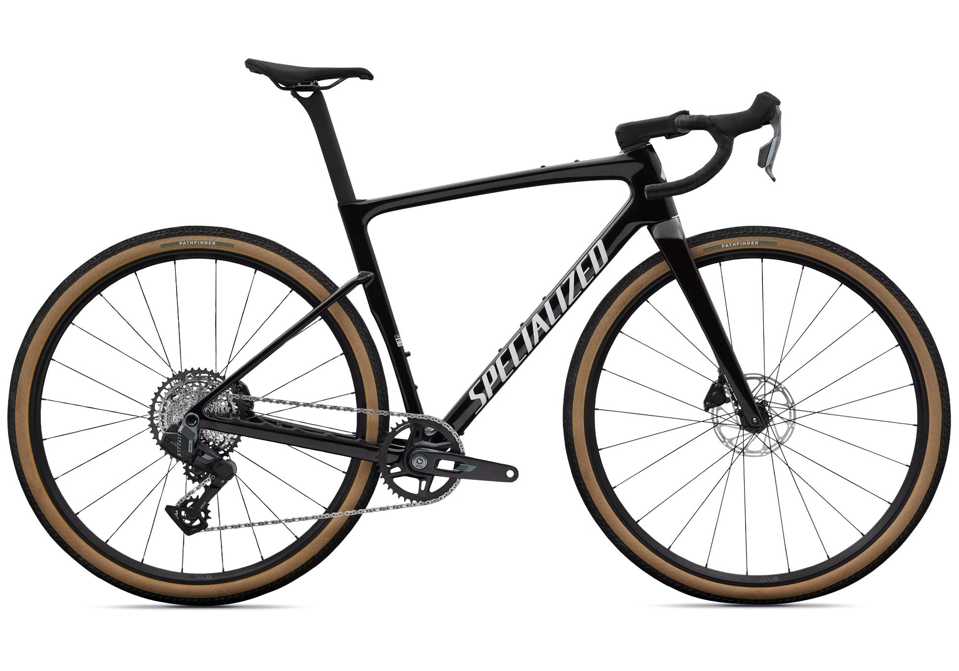 2027 Specialized Crux 5 Comp Unisex Gravel Bike SRAM Rival XPLR, Obsidian Metallic image 3