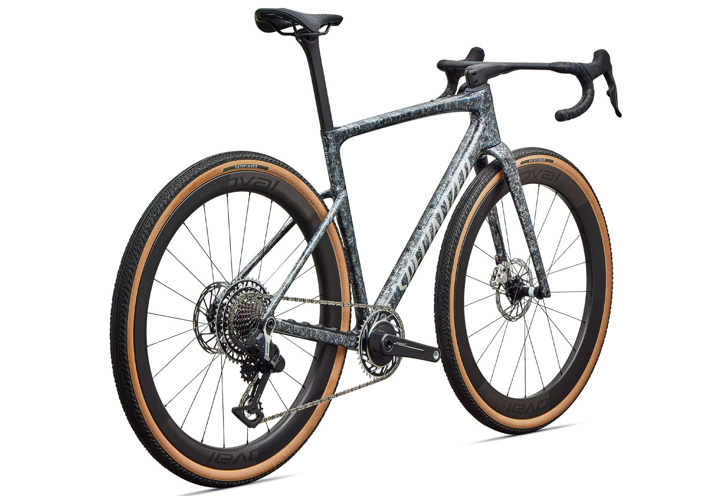 2027 Specialized Crux 5 S-Level Unisex Gravel Bike SRAM Red XPLR, Deep Marine Metallic image 2