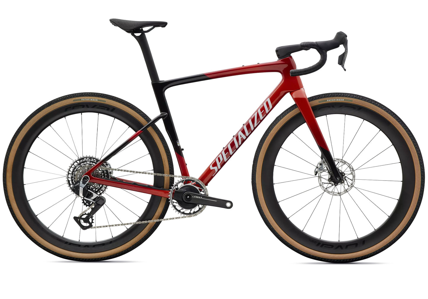 2027 Specialized Crux 5 S-Level Unisex Gravel Bike SRAM Red XPLR, Redwood Metallic image 2