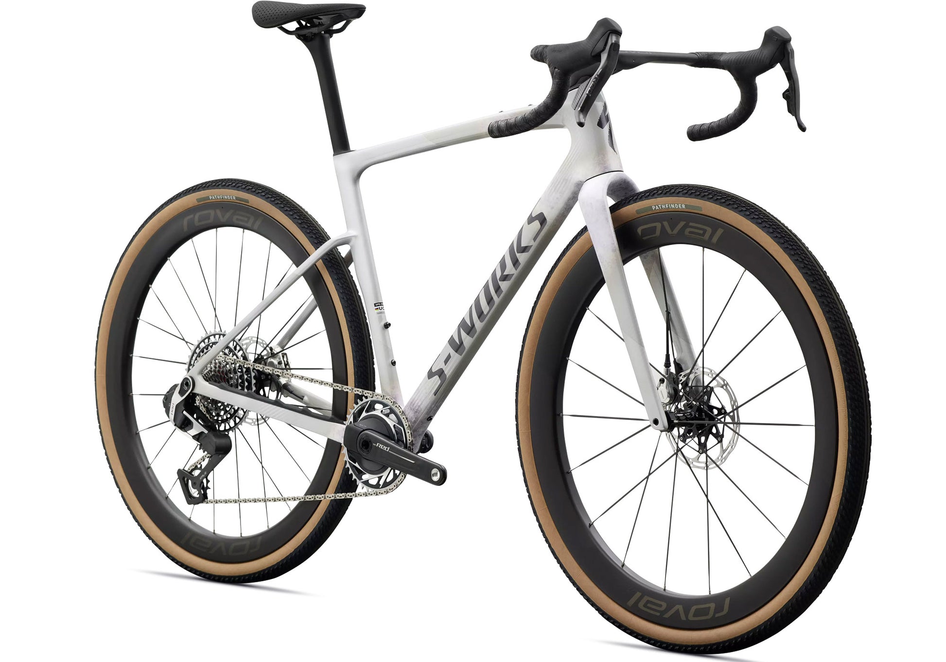 2027 Specialized S-Works Crux 5 Unisex Gravel BIke SRAM Red XPLR, Silver Dust image 1
