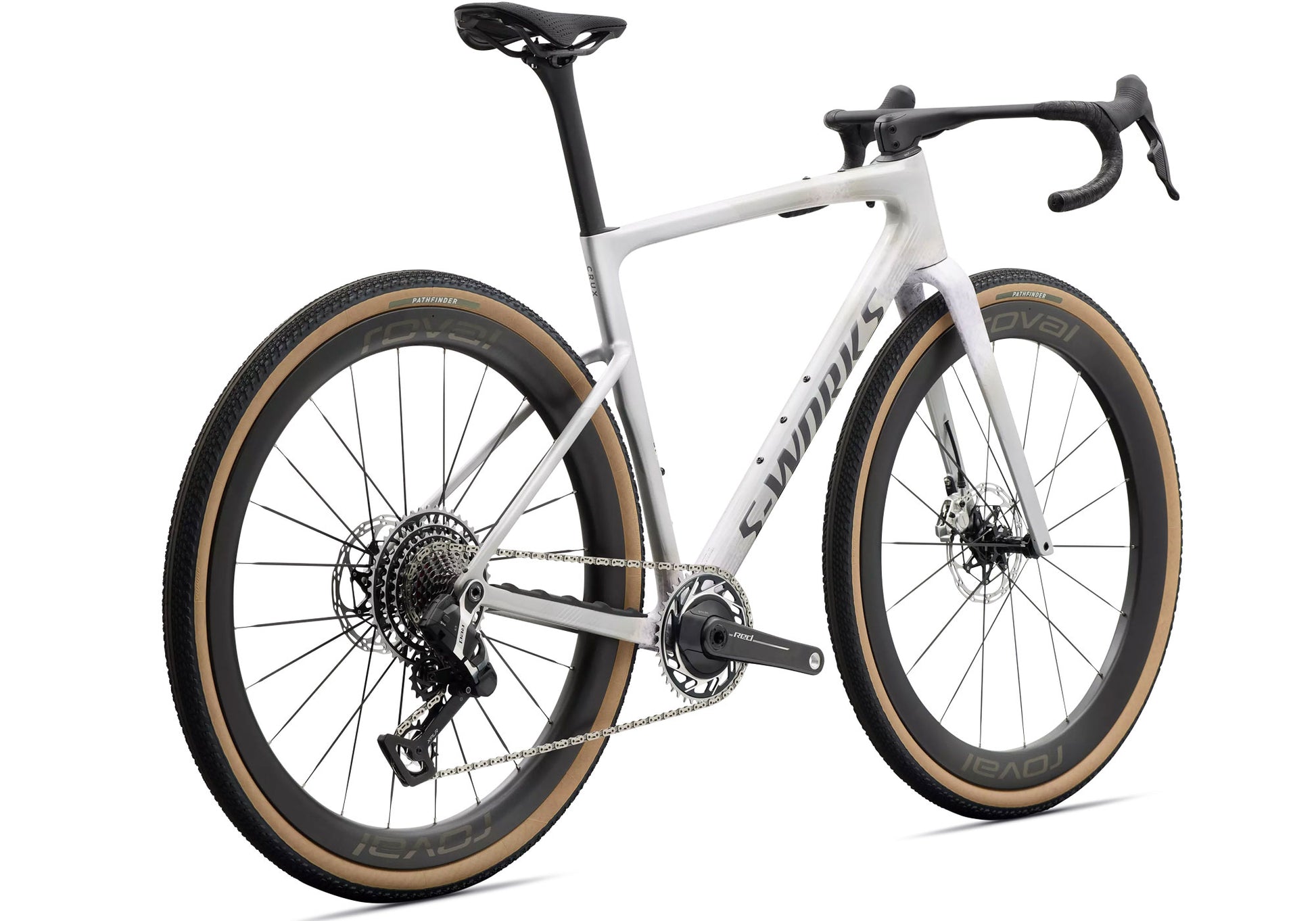2027 Specialized S-Works Crux 5 Unisex Gravel BIke SRAM Red XPLR, Silver Dust image 3