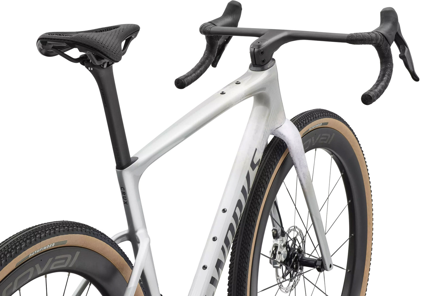 2027 Specialized S-Works Crux 5 Unisex Gravel BIke SRAM Red XPLR, Silver Dust image 4